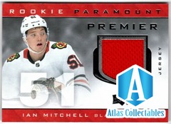 2020-21 Upper Deck Premier Rookie Paramount Jersey Relics IAN MITCHELL #P-IM RC